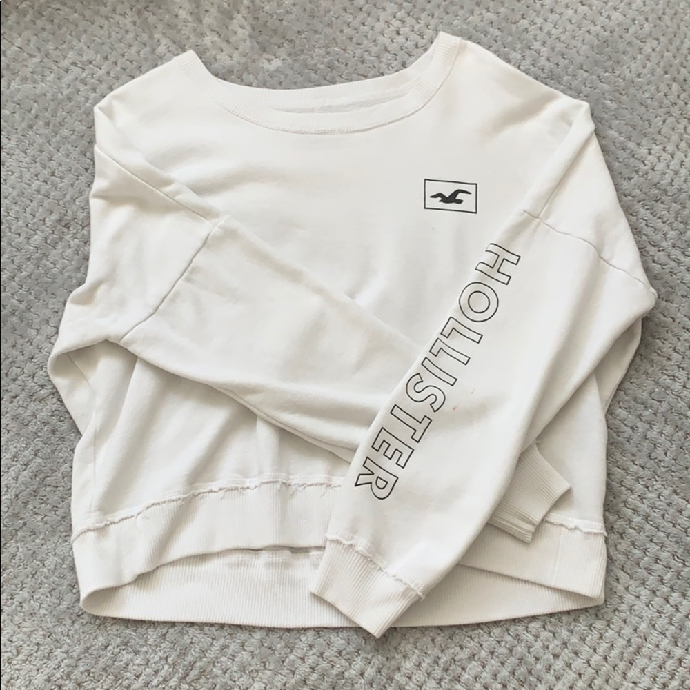 cropped sweatshirt